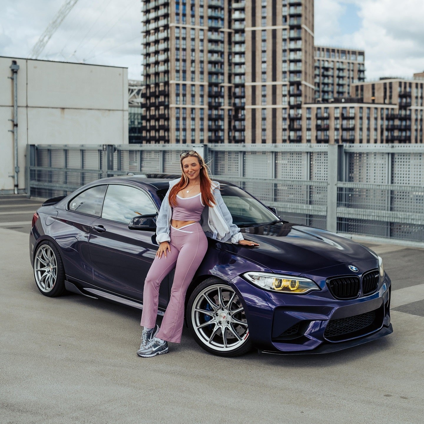 Glossy Metallic Midnight Purple Vinyl Wrap