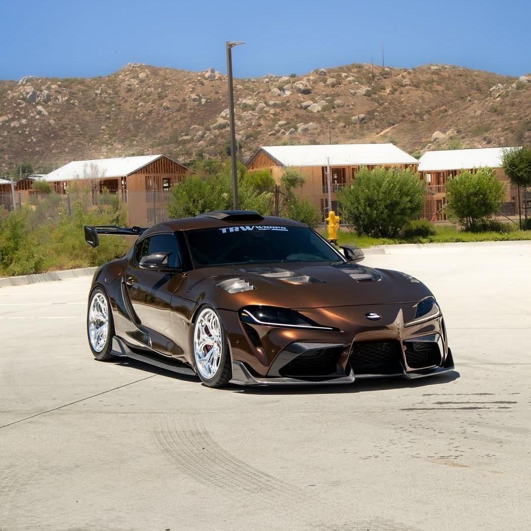 Glossy Metallic Mocha Brown Vinyl Wrap