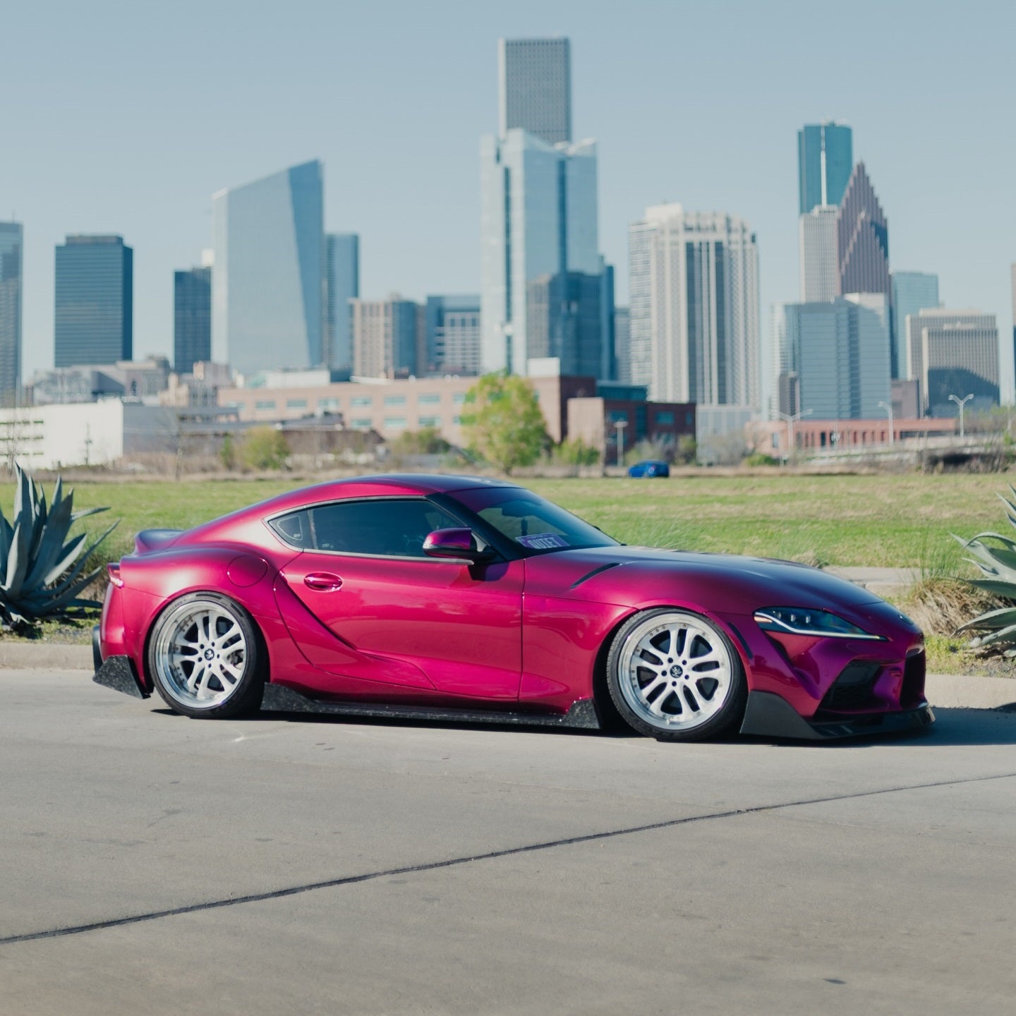 Glossy Metallic Rubellite Purple Vinyl Wrap