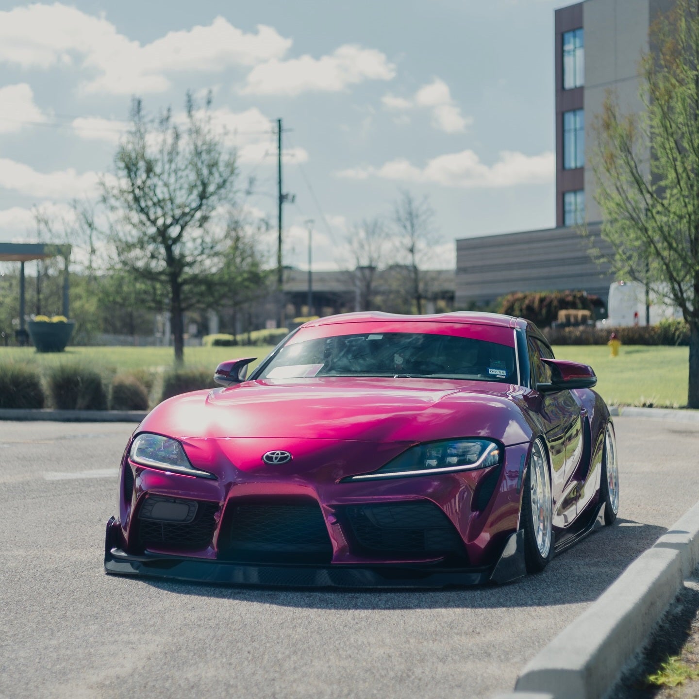 Glossy Metallic Rubellite Purple Vinyl Wrap