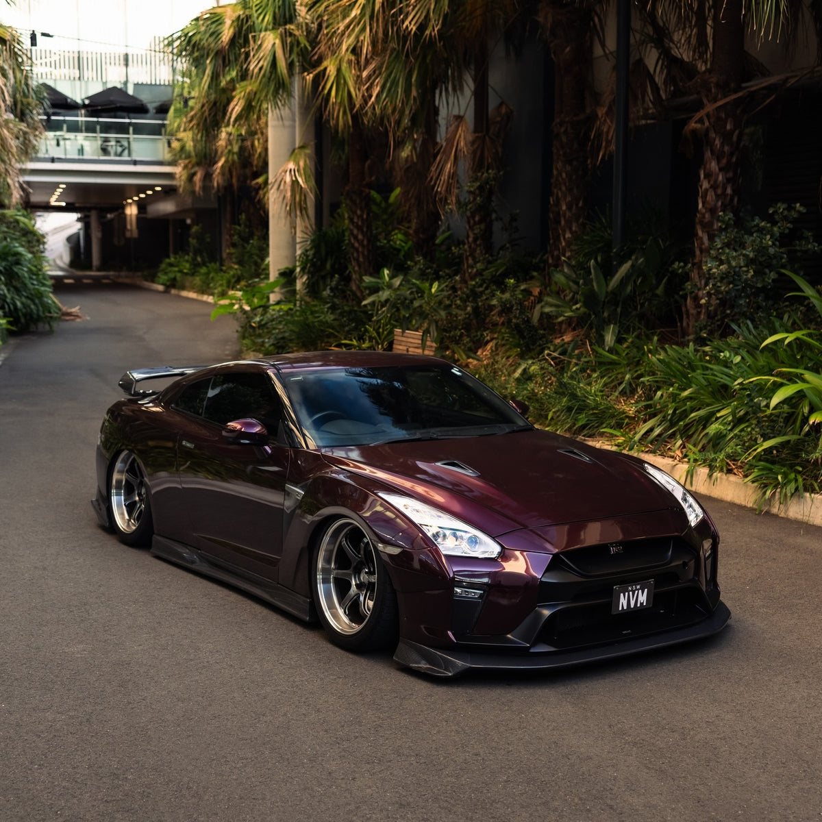 Glossy Metallic Plum Purple Vinyl Wrap