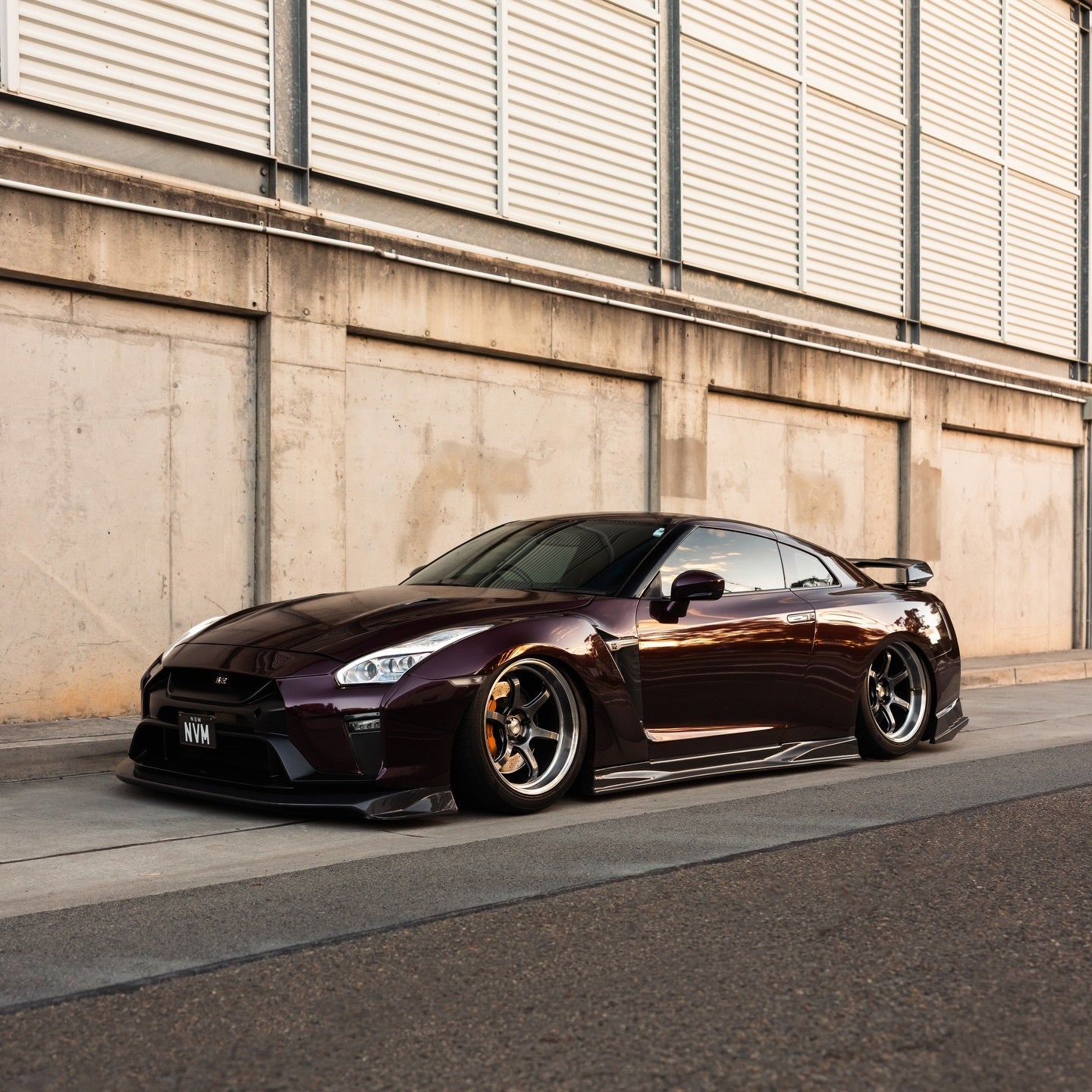 Glossy Metallic Plum Purple Vinyl Wrap