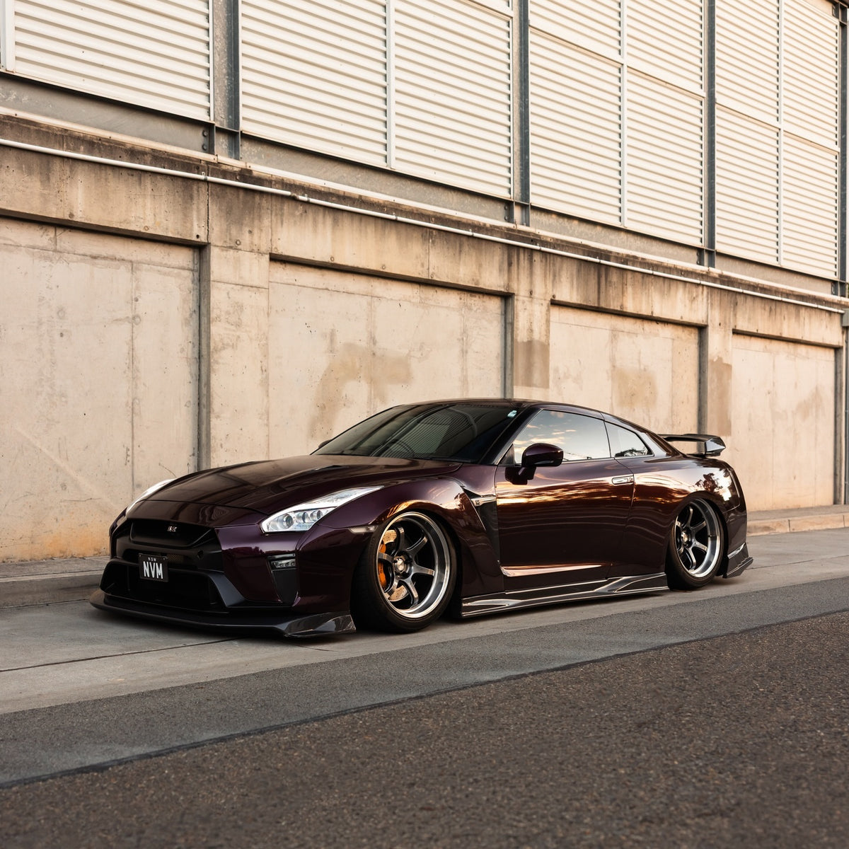 Glossy Metallic Plum Purple Vinyl Wrap