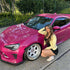 High Glossy Ruby Star Vinyl Wrap
