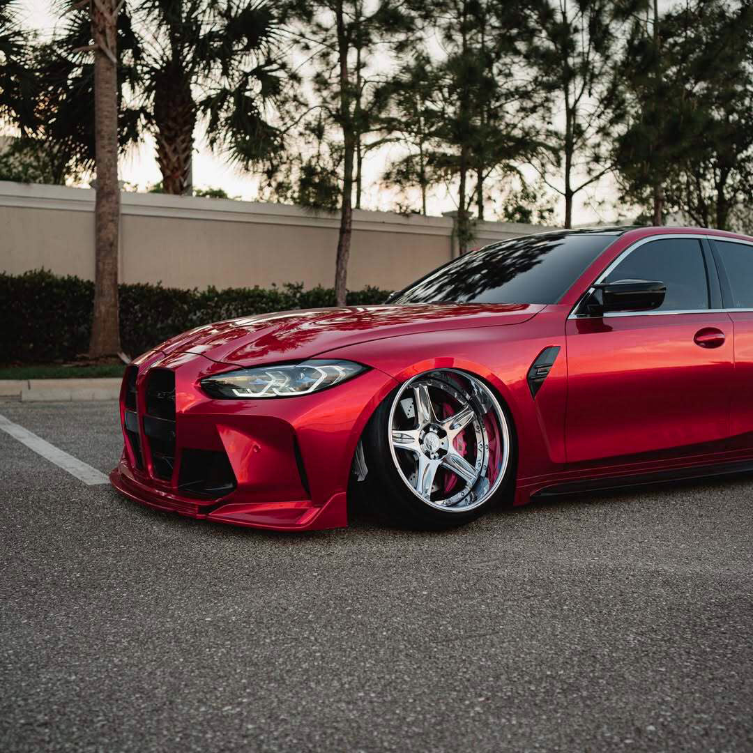 Glossy Metallic Vampire Red Vinyl Wrap