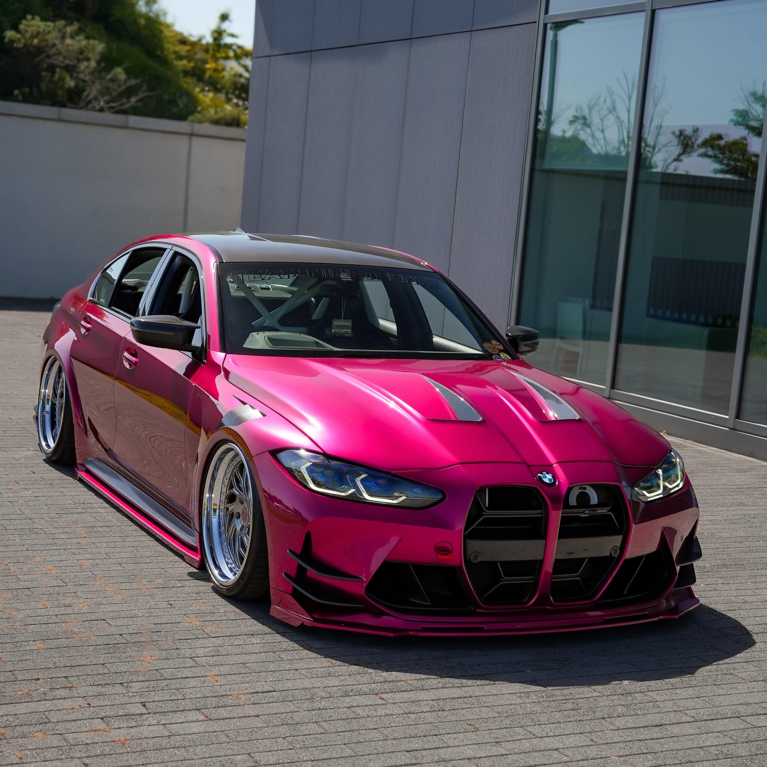Glossy Metallic Rubellite Purple Vinyl Wrap