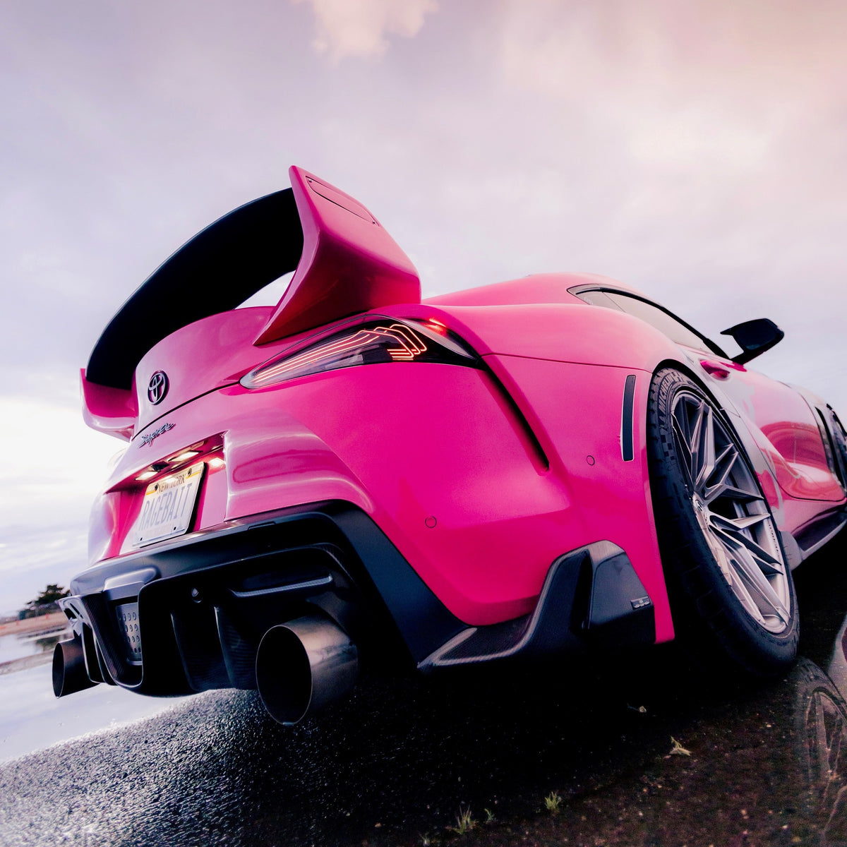 High Glossy Purple Pizzazz Vinyl Wrap
