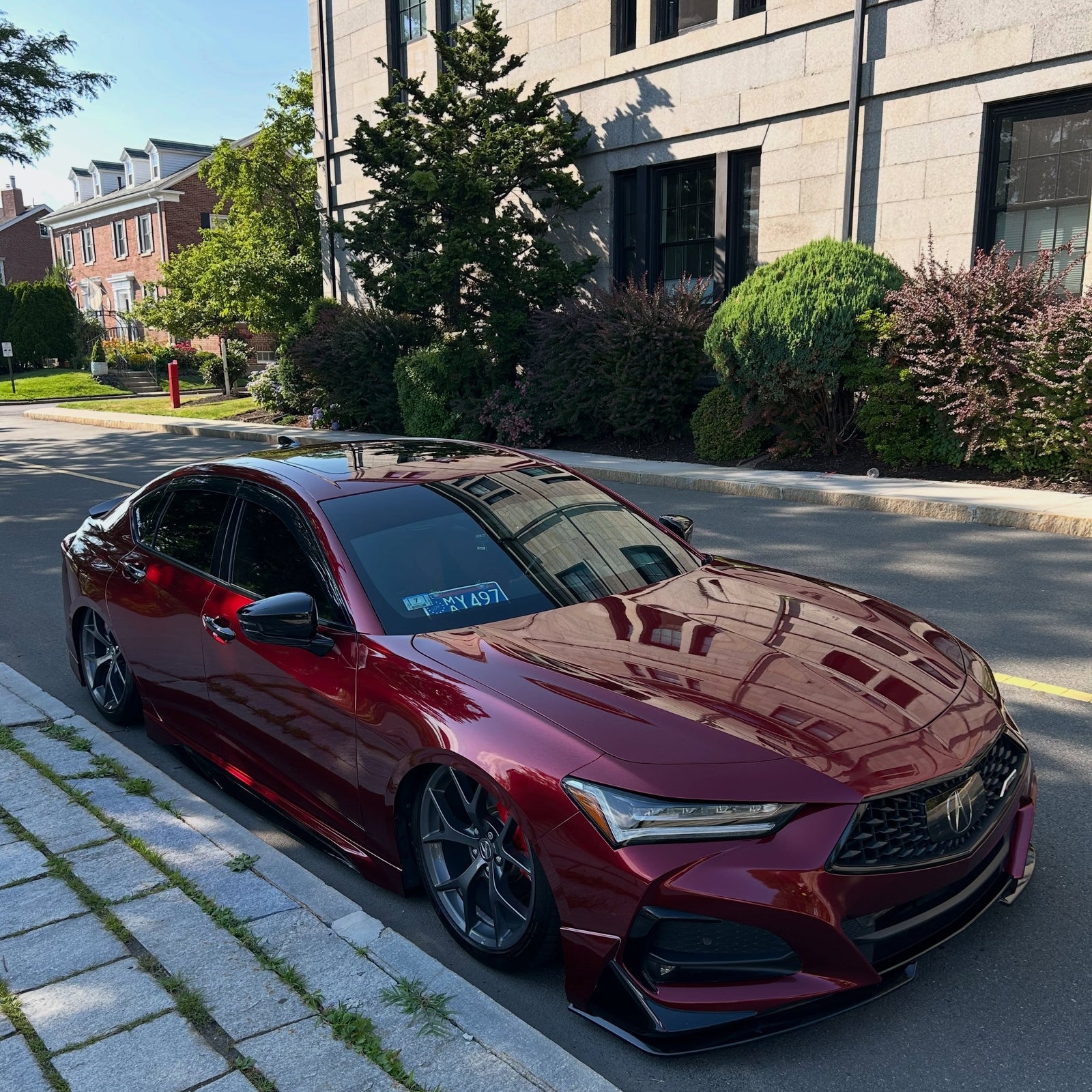 Glossy Metallic Rosewood Red Vinyl Wrap