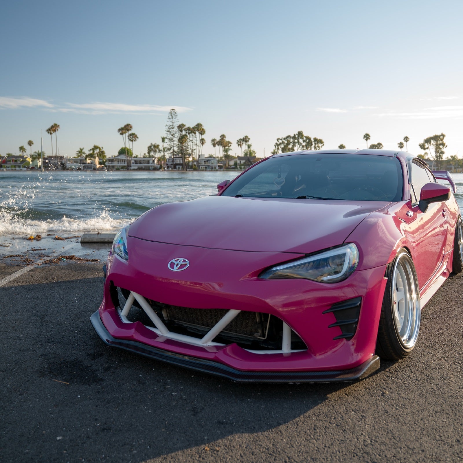 Toyota in High Glossy Ruby Star Vinyl Wrap