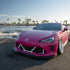 Toyota in High Glossy Ruby Star Vinyl Wrap