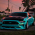 Candy Metallic Neon Ice Blue Vinyl Wrap