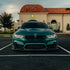 Glossy Metallic Deep Sea Green Vinyl Wrap front view