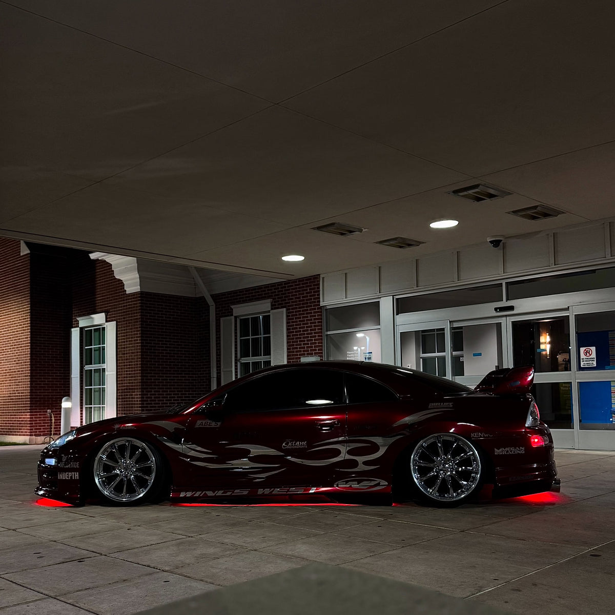 Glossy Metallic Rosewood Red Vinyl Wrap