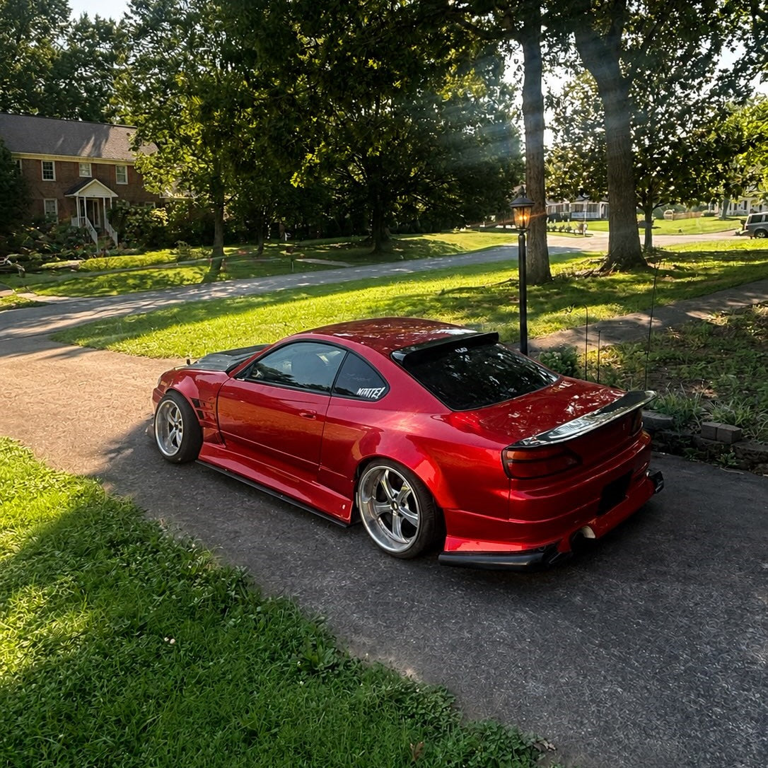 Glossy Metallic Vampire Red Vinyl Wrap