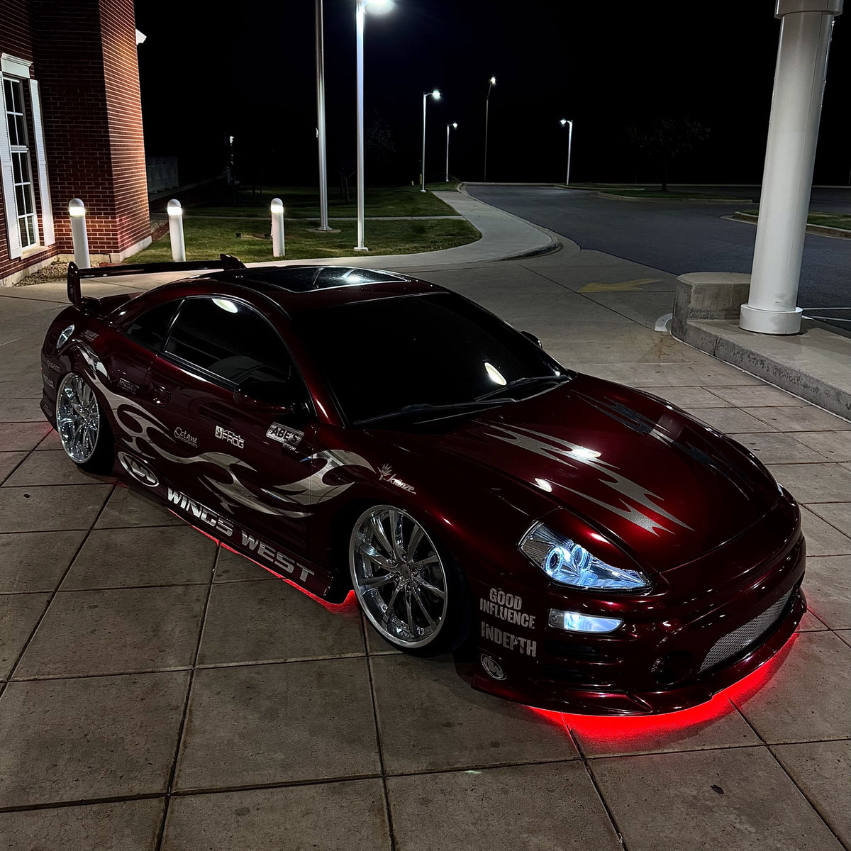 Glossy Metallic Rosewood Red Vinyl Wrap