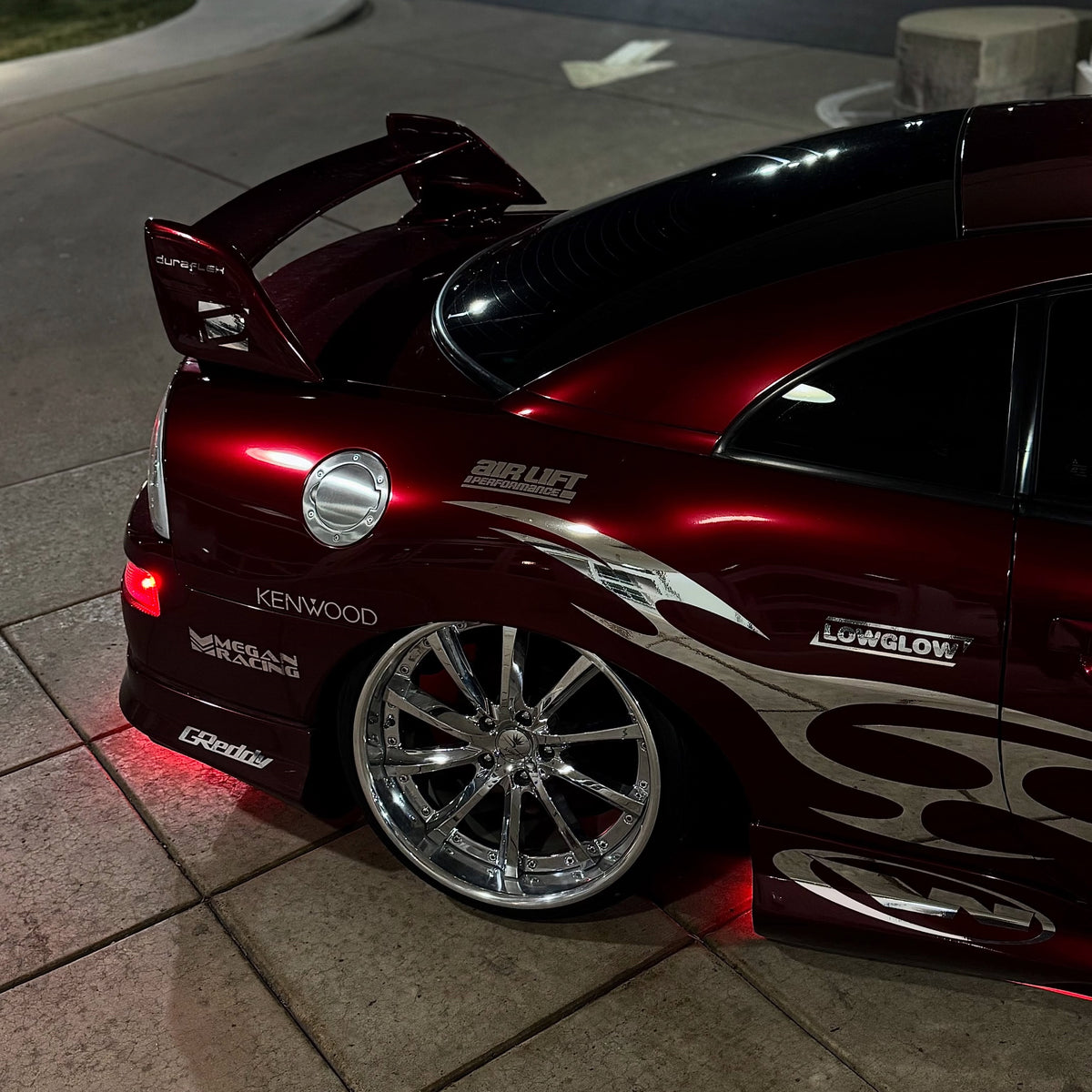 Glossy Metallic Rosewood Red Vinyl Wrap