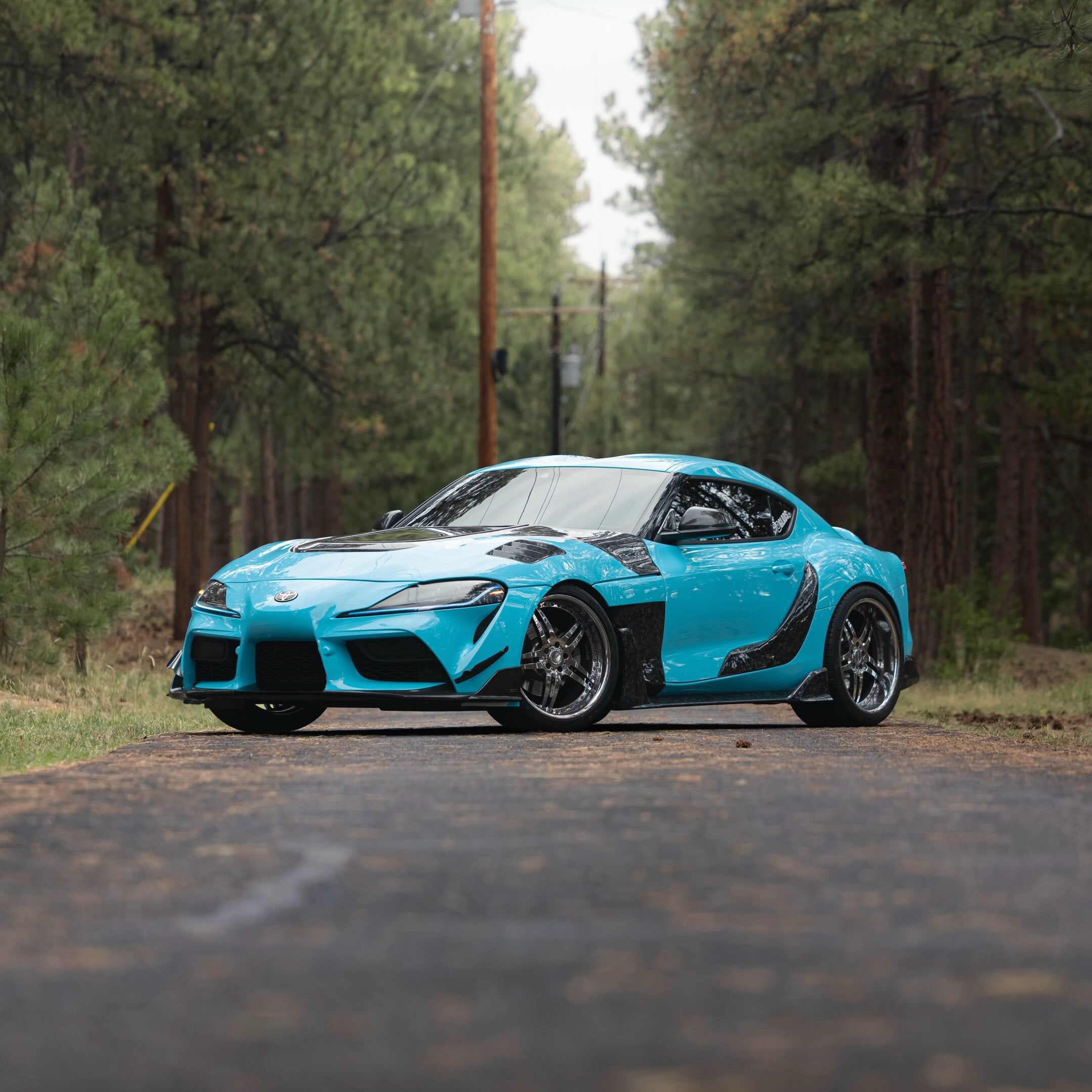 High Glossy Sky Blue Vinyl Wrap