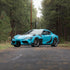 High Glossy Sky Blue Vinyl Wrap on Supra