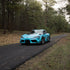 Front view of Supra High Glossy Sky Blue Vinyl Wrap