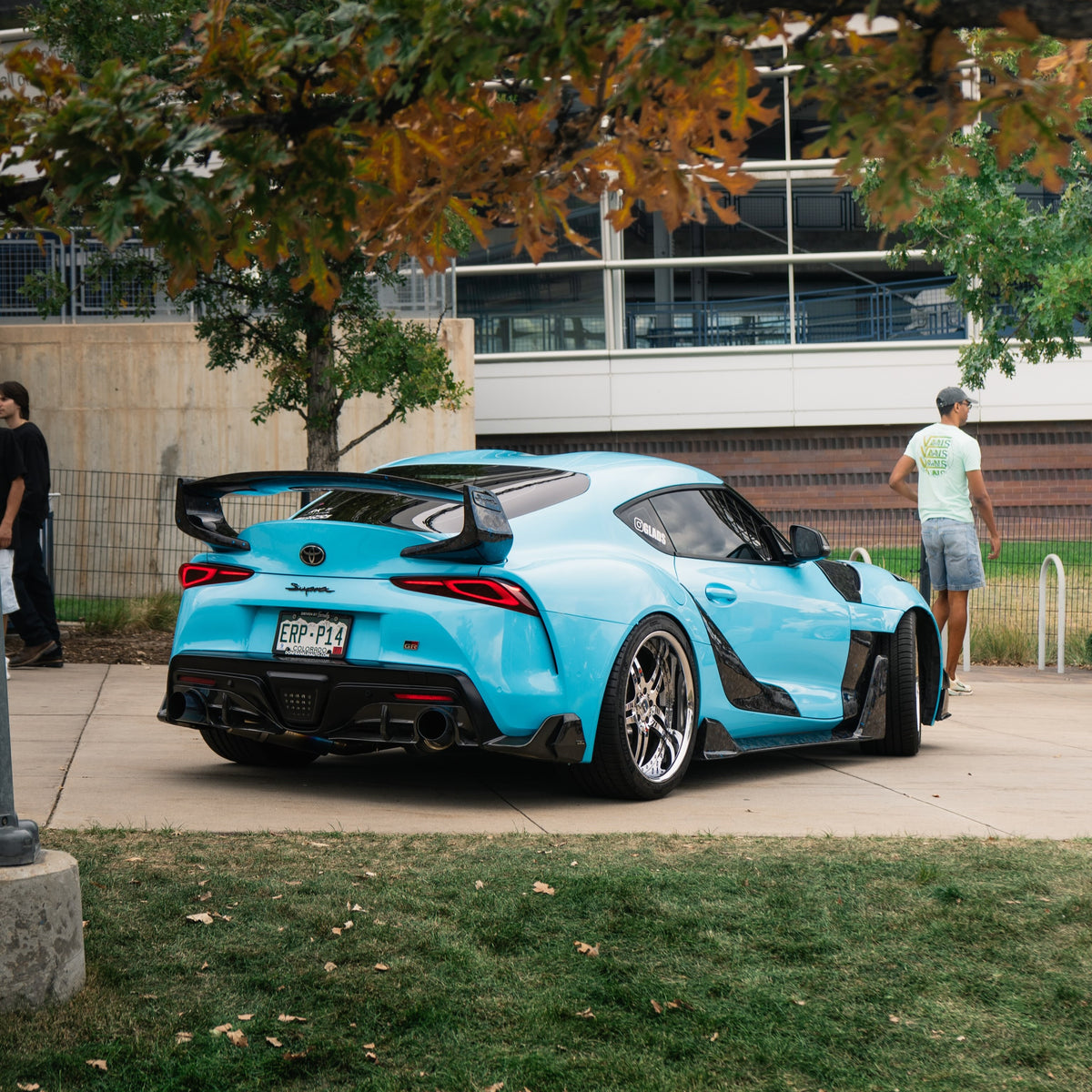 High Glossy Sky Blue Vinyl Wrap