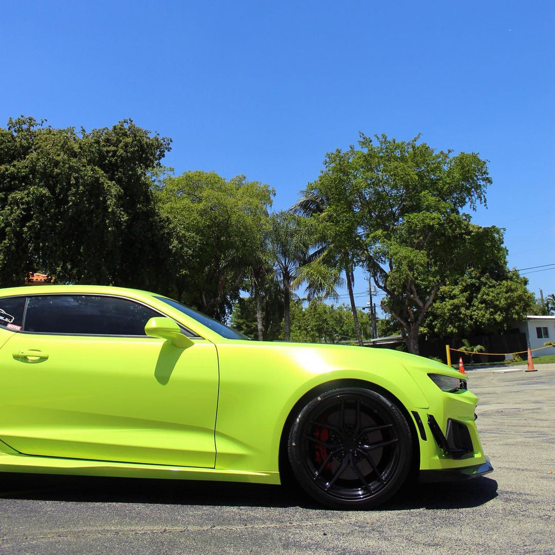 Candy Metallic Neon Yellow Vinyl Wrap