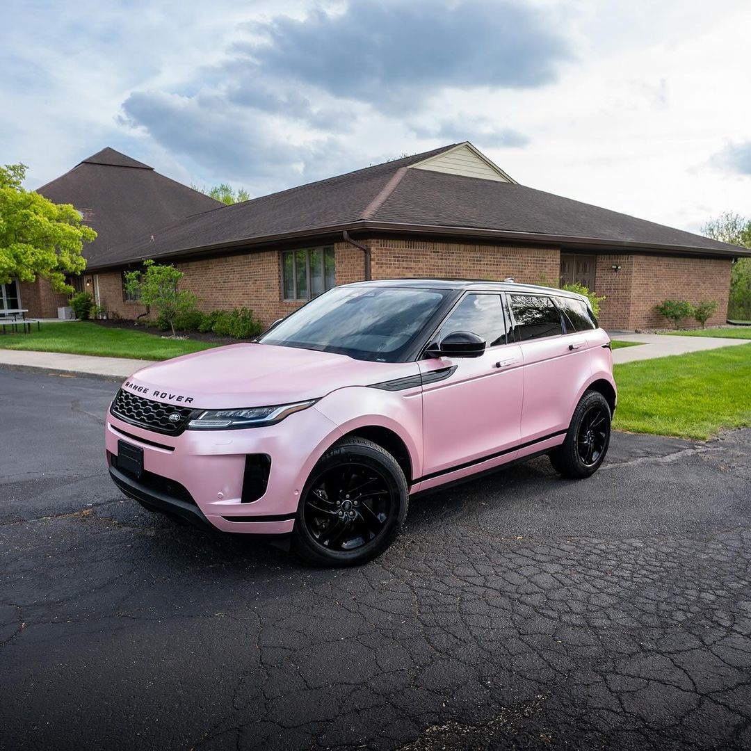 Matte Metallic Pearl Baby Pink Vinyl Wrap