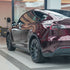 Tesla Model Y in Glossy Metallic Black Rose Color PPF