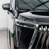 Toyota SUV wrapped in Glossy Metallic Metal Black vinyl wrap.