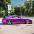 Toyota Supra wrapped in Glossy Metallic Grape Purple vinyl wrap