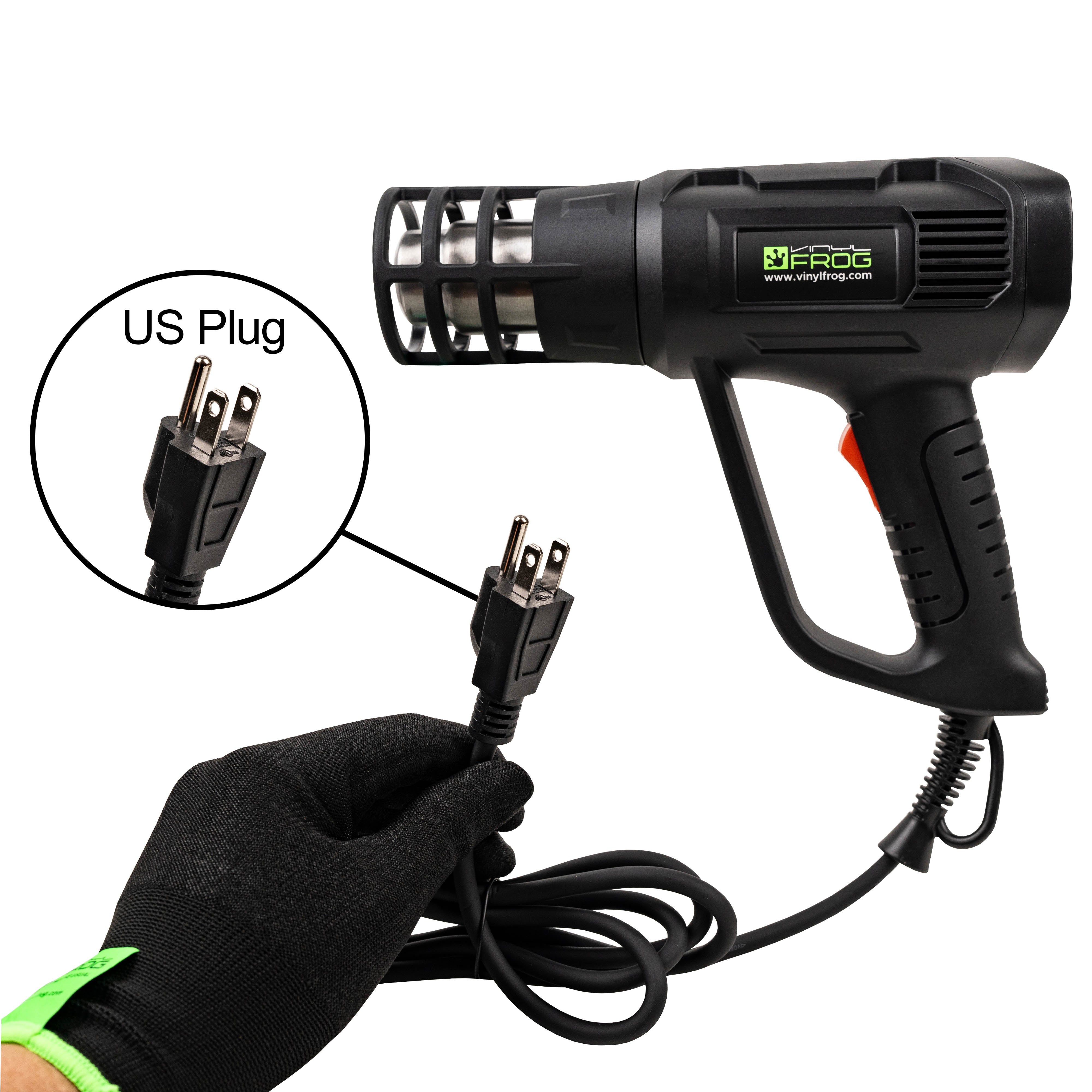 Vinylfrog Professional Heat Gun with Digital Display