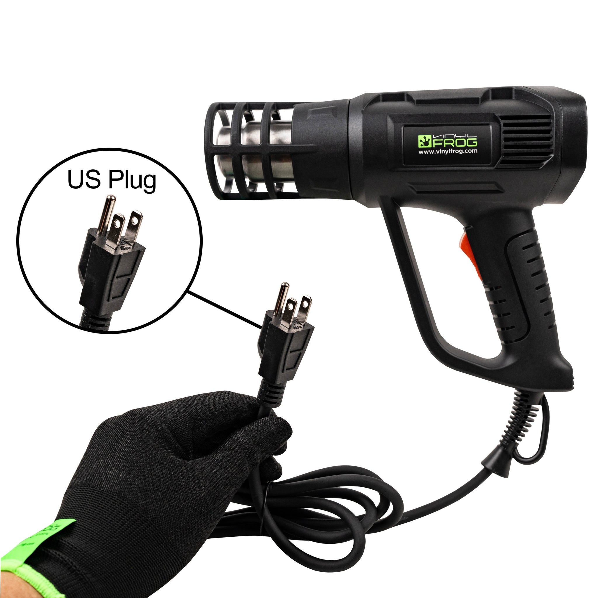 Vinylfrog Professional Heat Gun with Digital Display
