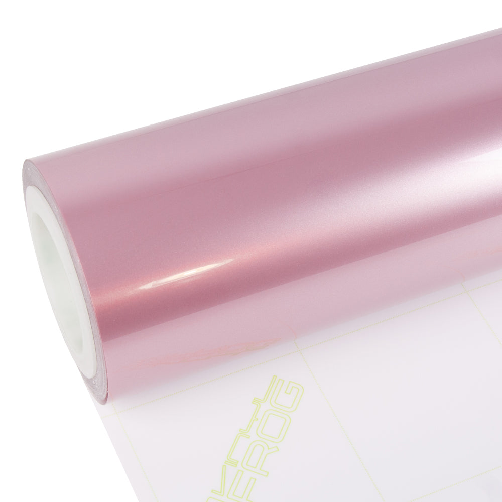 Glossy Metallic Passion Pink vinyl film roll