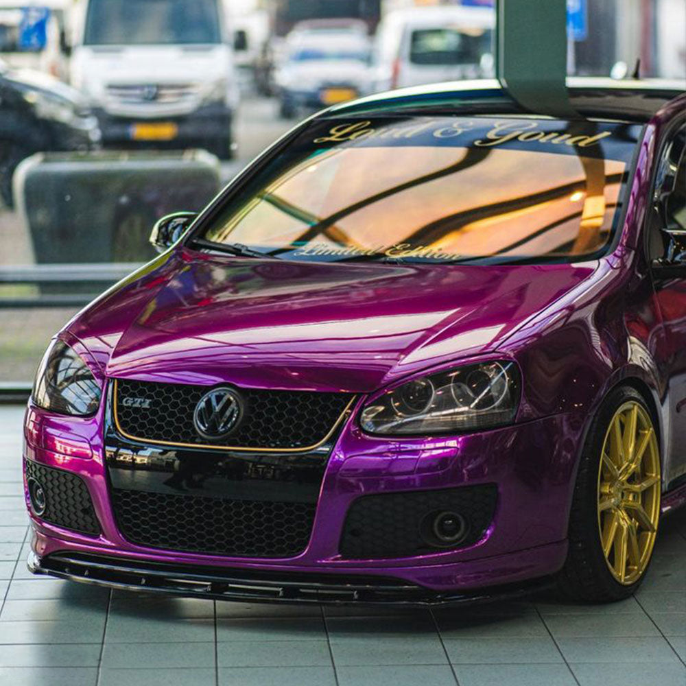 Glossy Metallic Grape Purple car wrap 