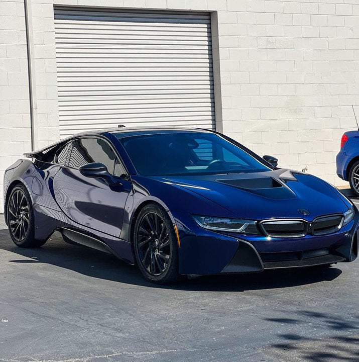 Glossy Metallic Tanzanite Blue Vinyl Wrap