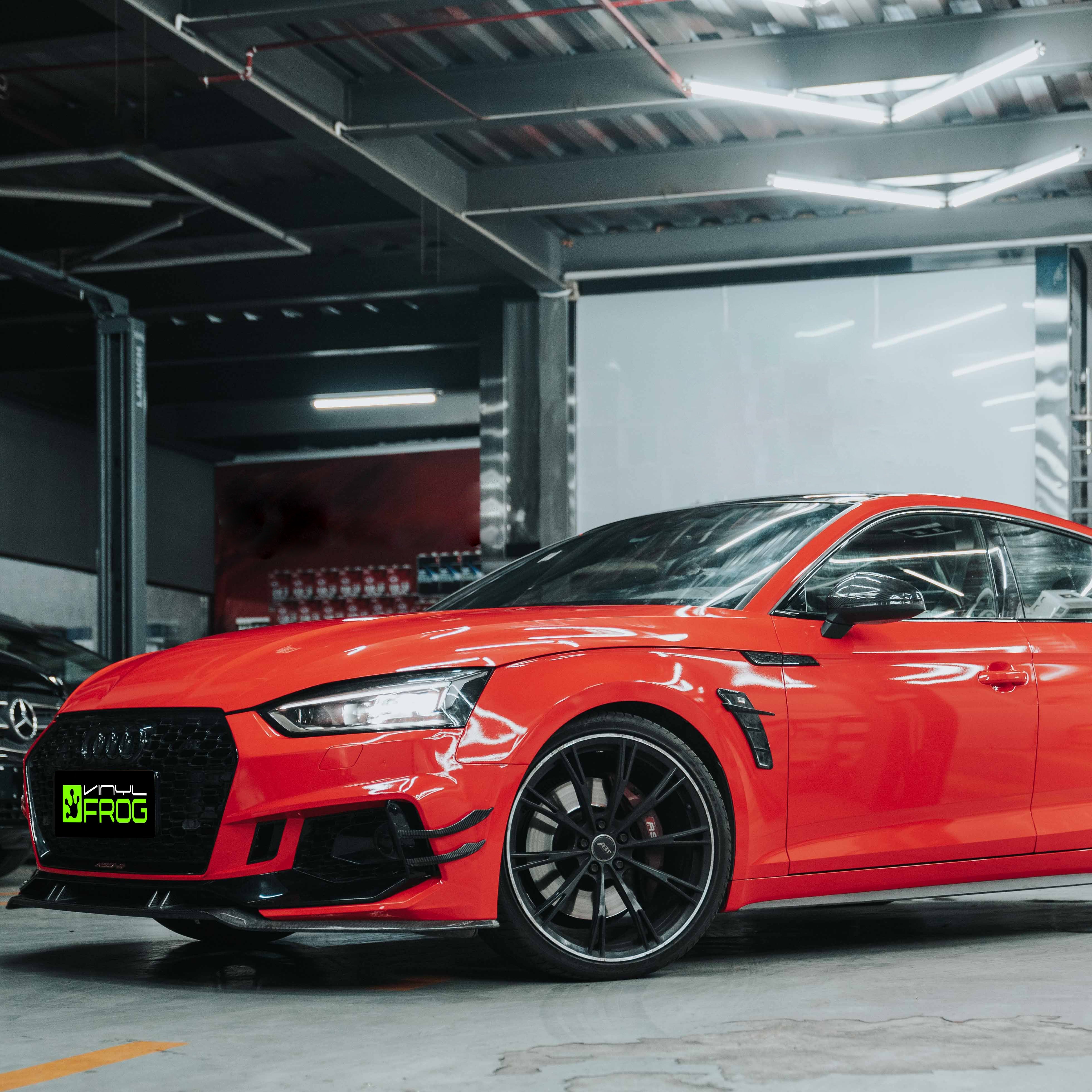 High Glossy Apex Red Vinyl Wrap
