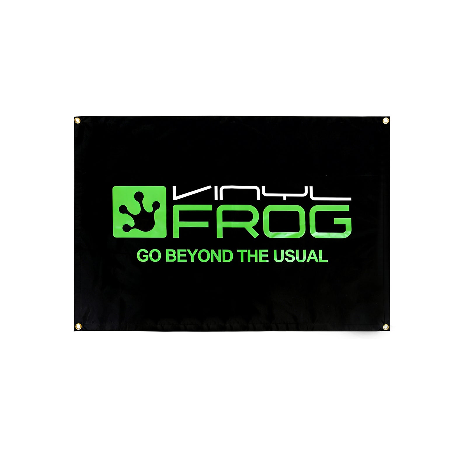 VinylFrog Black Square Flag