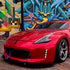 Glossy Metallic Vampire Red Vinyl Wrap