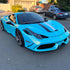 Candy Metallic Neon Ice Blue Color PPF (Wet Application)
