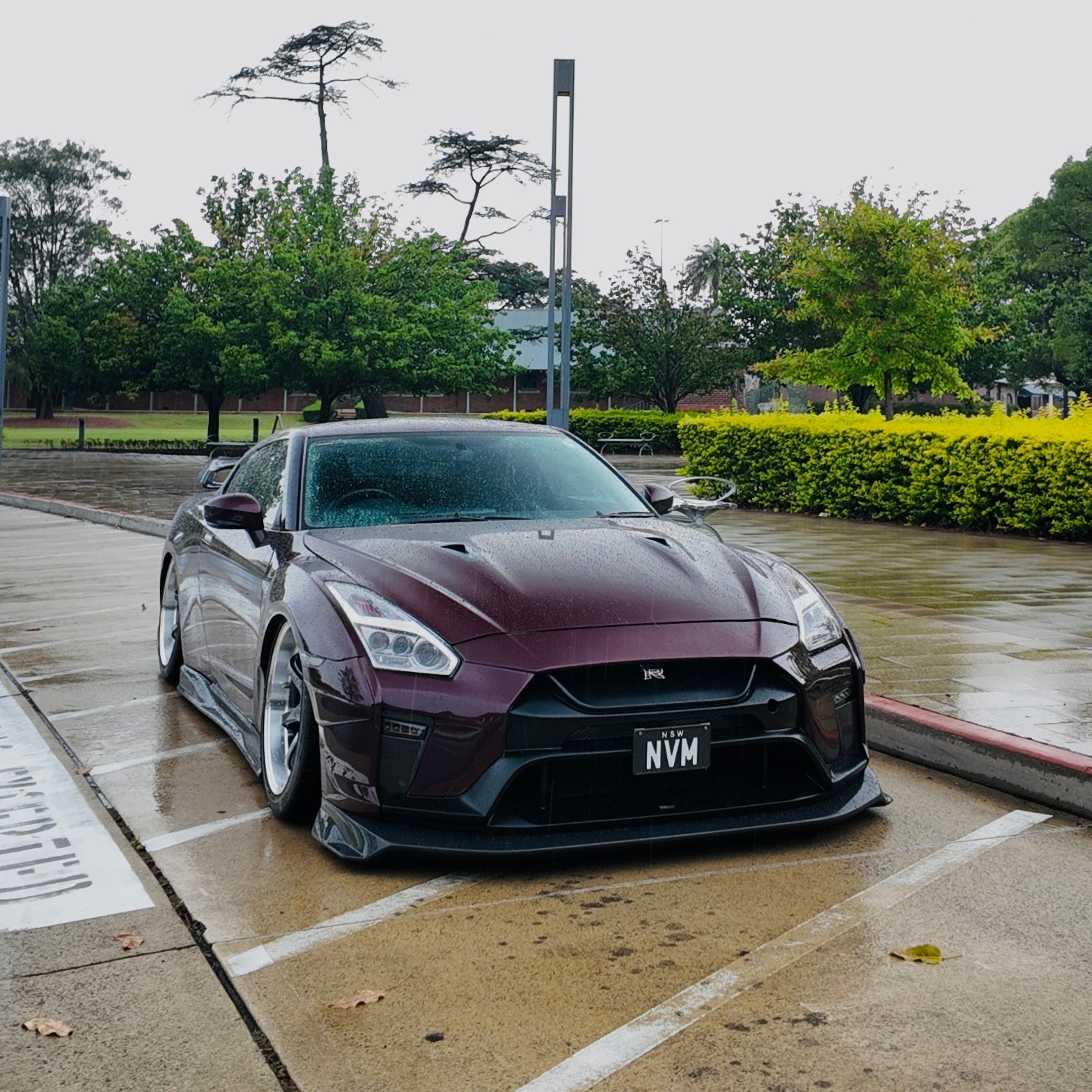 Glossy Metallic Plum Purple Vinyl Wrap