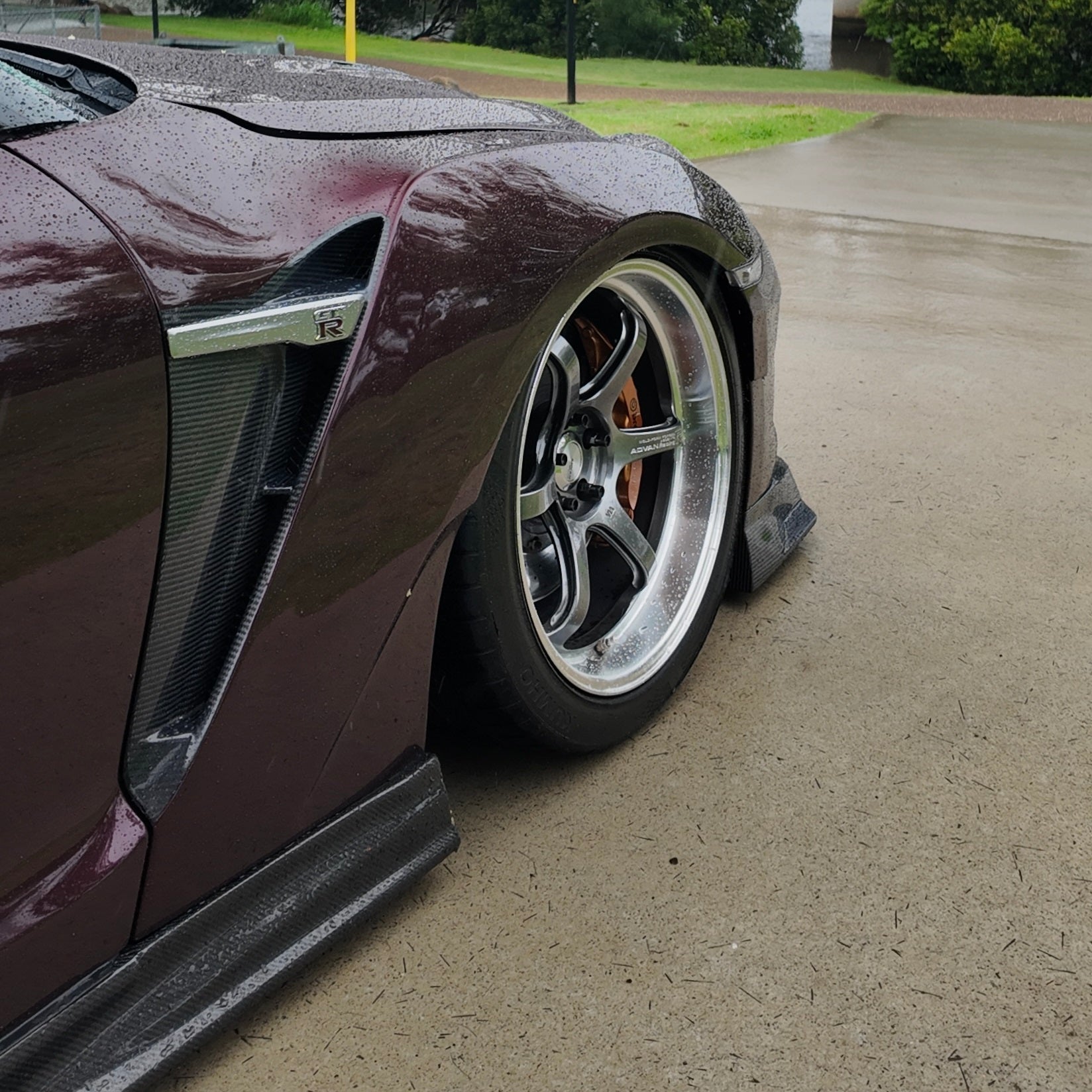 Glossy Metallic Plum Purple Vinyl Wrap