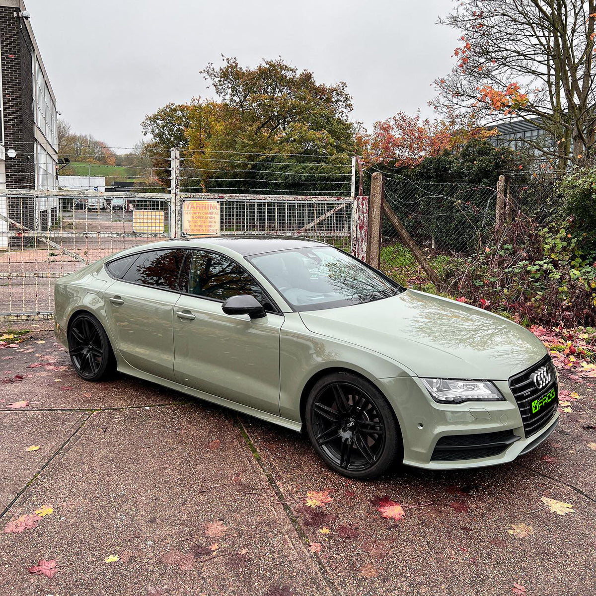 Super Glossy Khaki Green Vinyl Wrap