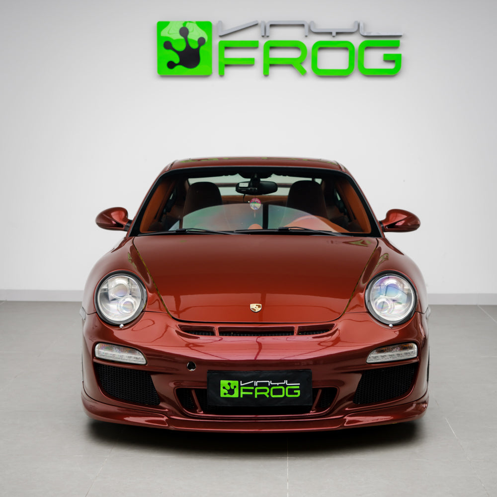 Glossy Metallic Cherry Red Vinyl Wrap