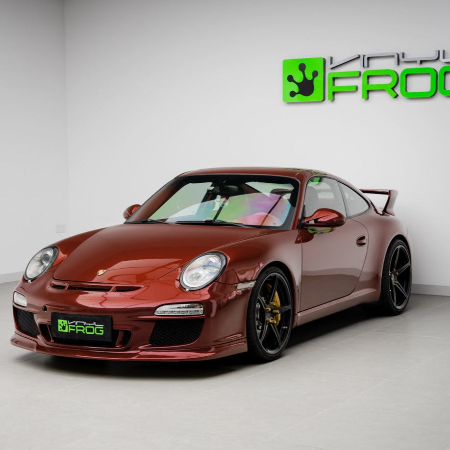 Glossy Metallic Cherry Red Vinyl Wrap