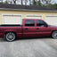 Satin Chrome Chocolate Cosmos Red Vinyl Wrap