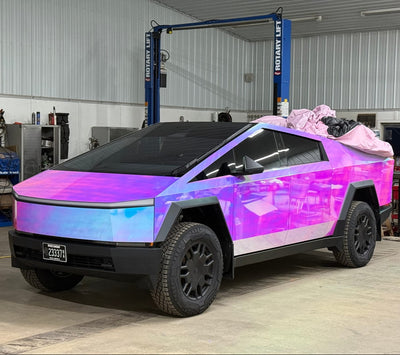 Opal Chrome White Vinyl Wrap (Non-Stretchable)