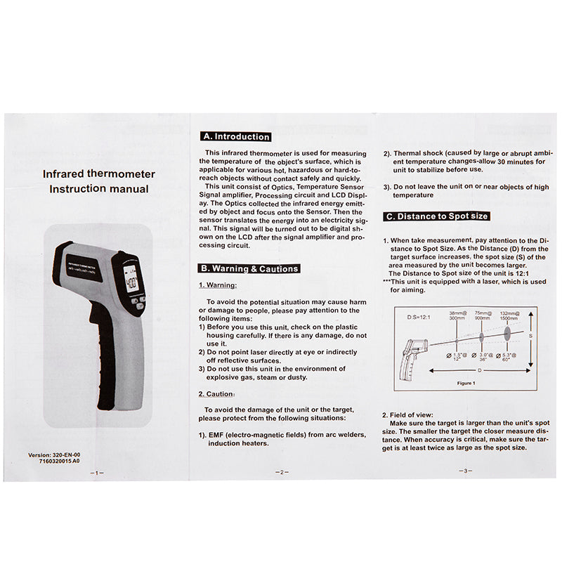 IR Thermometers Heat Temperature Measuring Gun – vinylfrog