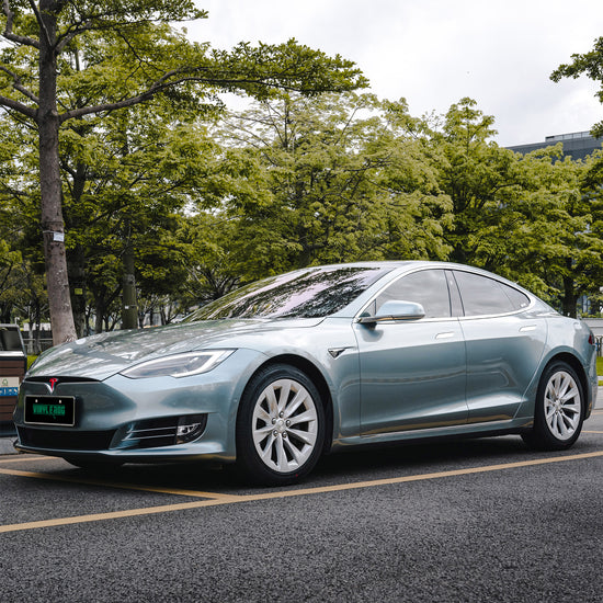 Glossy Metallic Light Steel Blue Vinyl Wrap vinylfrog