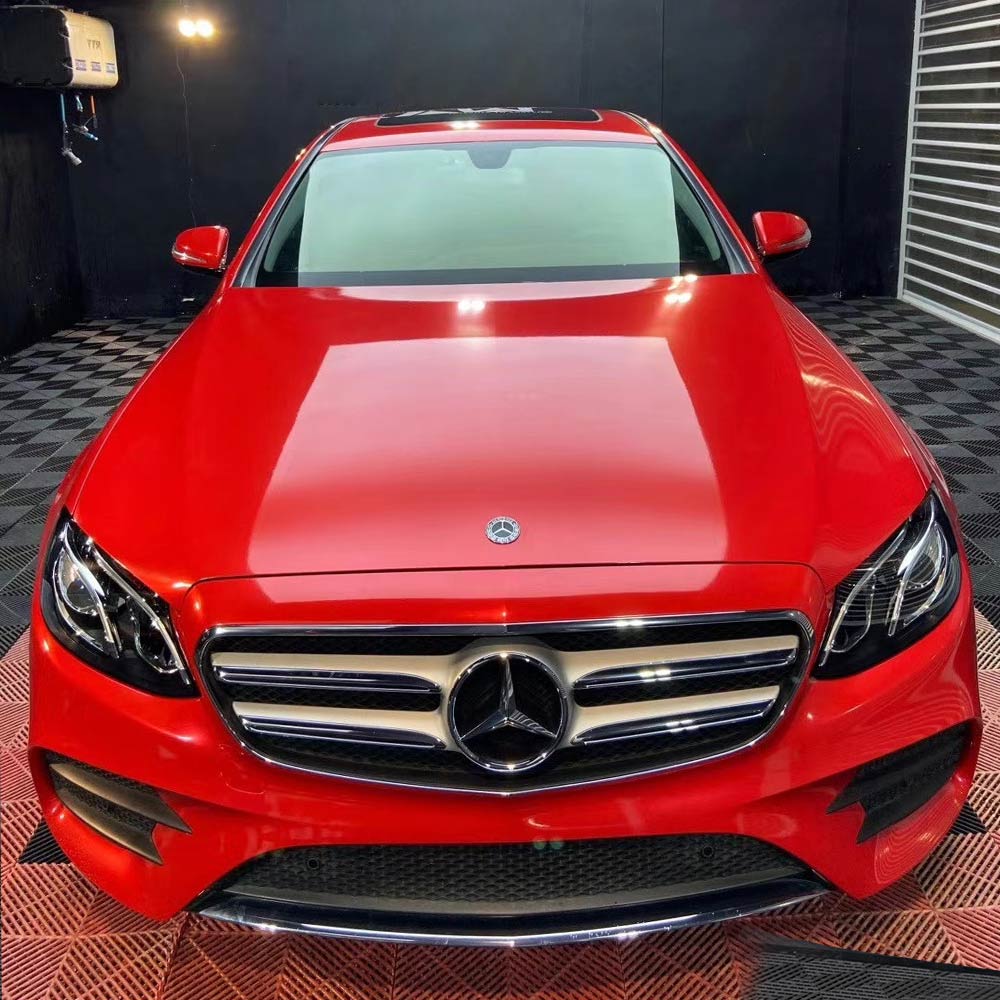 Glossy Metallic Crystal Red.