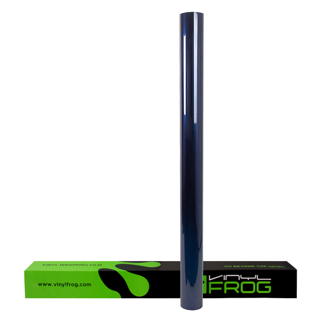 Glossy Metallic Tanzanite Blue Vinyl Wrap