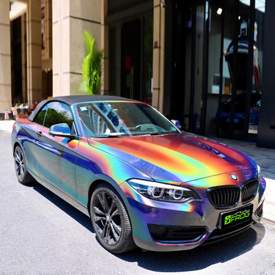 Rainbow Metallic Majestic Dark Gray Vinyl Wrap